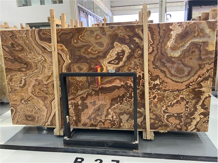 Tiger Onyx Brown Onyx Translucent Slabs