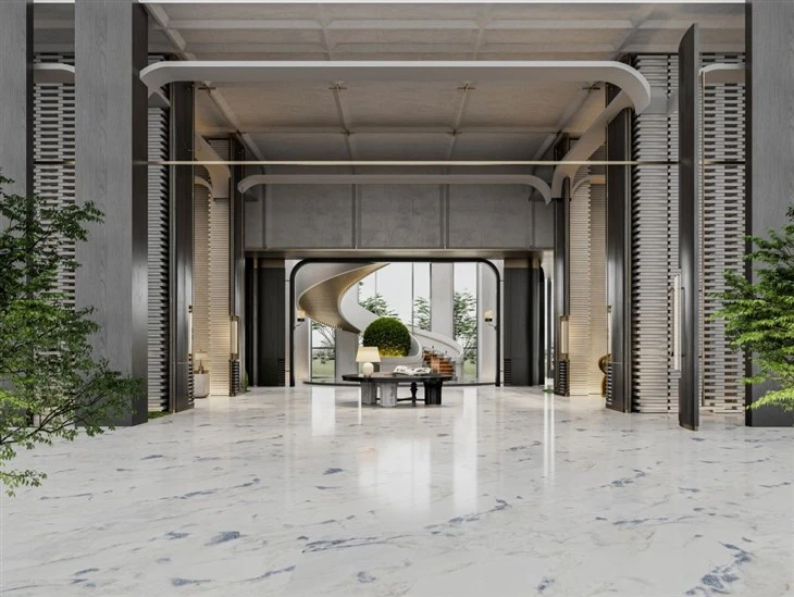 Grand White Marble interior design